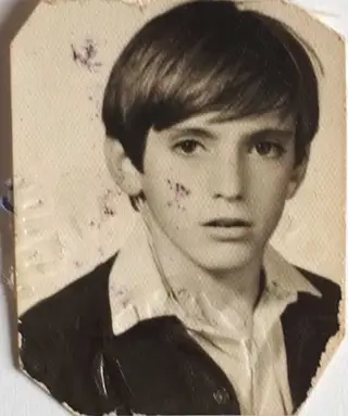 Toni Conceição com 13 anos.