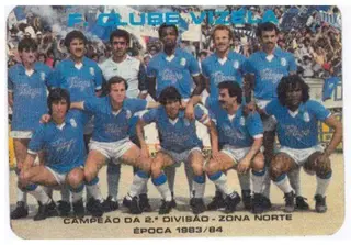 Toni (1º à esquerda em cima) jogou três épocas no FC Vizela
