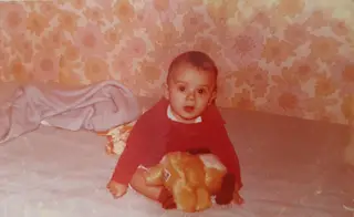 Filipe Teixeira em bebé