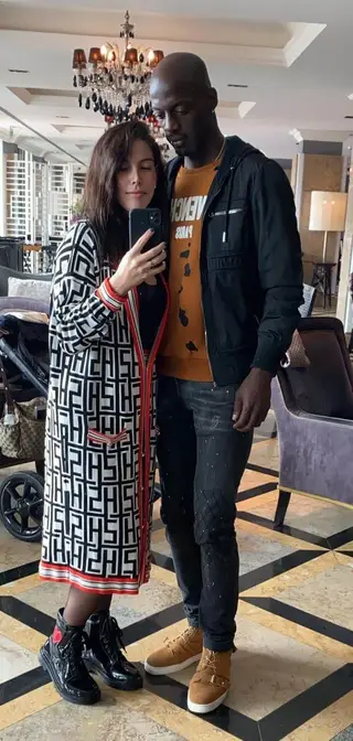 Edinho com a atual mulher, Paula Barbosa