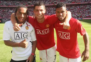 Anderson, Cristiano Ronaldo e Nani viveram juntos em Manchester