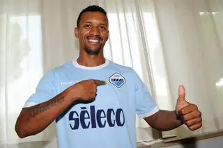 Depois da Espanha, Nani foi jogar para a Lazio, em Itália