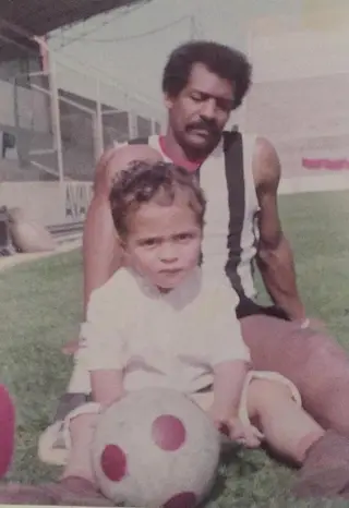 Com o pai