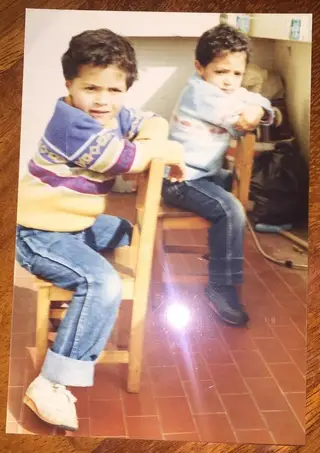 Geraldo (à esquerda) e Bruno Alves