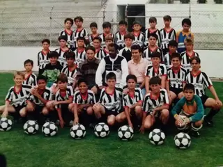 Equipa de infantis do Varzim onde jogou Geraldo
