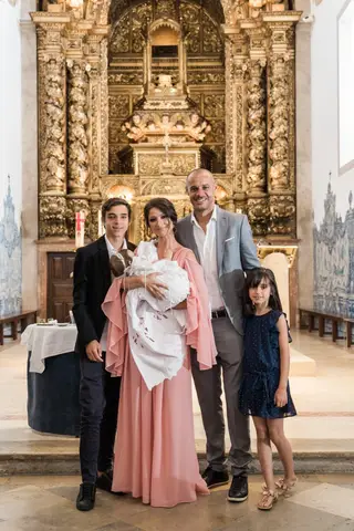 Madjer com a sua família