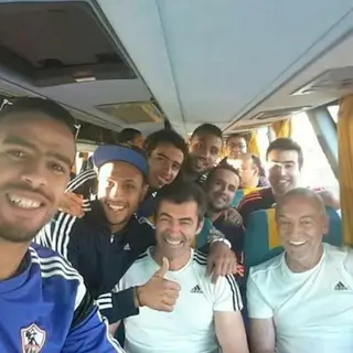 Rui Almeida foi campeão pelo Zamalek, em 2015, como adjunto de Jesualdo Ferreira (à direita)