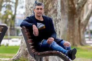 Mário Loja no dia da entrevista, em Setúbal