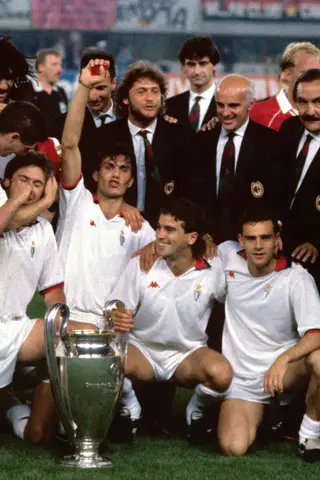 O AC Milan de Arrigo Sacchi venceu a Liga dos Campeões em 1988/89 e 1989/90