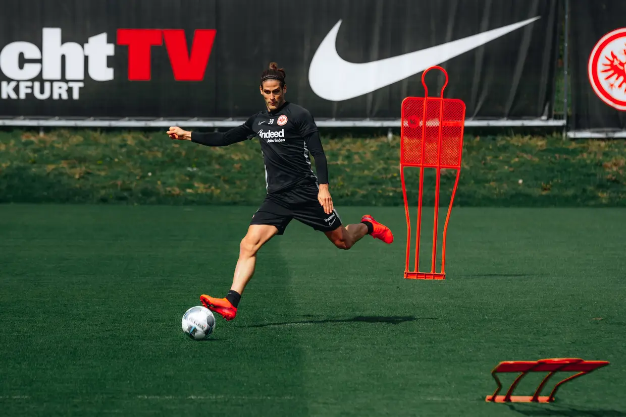 Gonçalo Paciência, internacional português que joga nos alemães do Eintracht Frankfurt