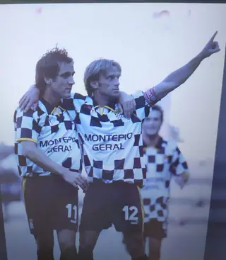 No Boavista, ao lado de João Vieira Pinto