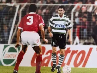 Pacheco num dérbi com o seu antigo clube, o Benfica