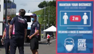 O novo normal no paddock: menos gente, distância social e máscara obrigatória