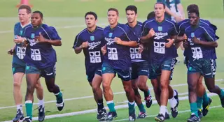 Uma das muitas corridas que Boloni gostava de fazer. Hugo é o 2º à direita, na frente