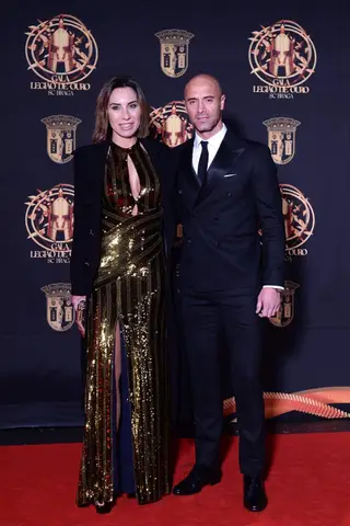 Hugo e a mulher Isabel, numa gala do SC Braga