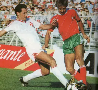 Álvaro num jogo pela seleção contra Malta