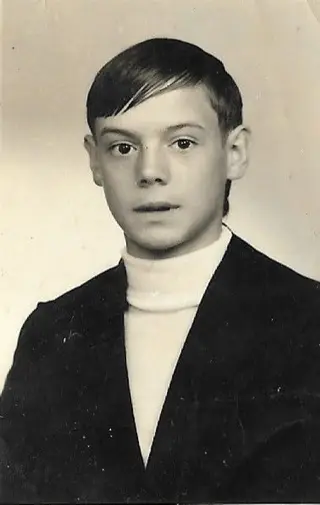 Álvaro Magalhães com 14 anos