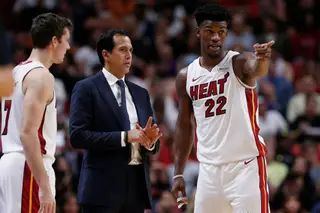 Erik Spoelstra resistiu aos momentos mais difíceis dos Heat após os títulos de 2012 e 2013 e voltou a levar a equipa de Miami à final