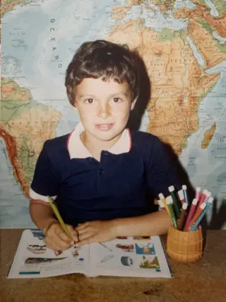 Rogério na escola