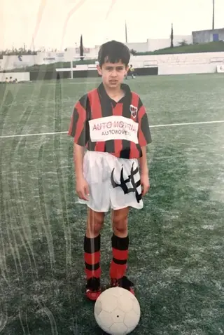 Rui começou a jogar futebol no Sacavenense com cinco anos