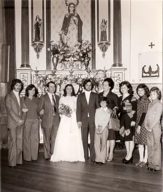 Litos (o mais novo) no casamento de um irmão