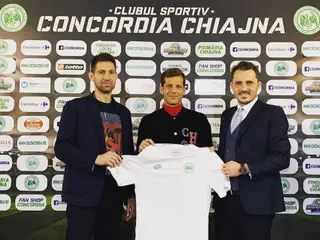 No dia em que foi apresentado no Concordia Chiajna, da Roménia