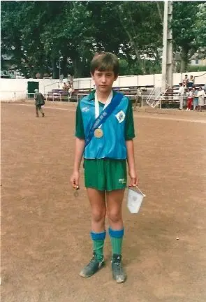 Leonel foi campeão de iniciados pela Associação Desportiva de Machico