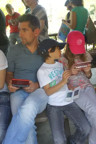 Sousa com os filhos