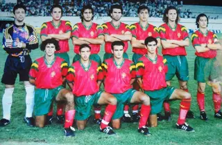 O 11 da final do Europeu de Sub-18 de 1994 , contra a Alemanha
