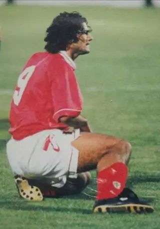 João Peixe como sénior no Benfica