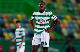 Este é Dário Essugo com 16 anos e seis dias de vida, quando se estreou na equipa principal do Sporting, no sábado