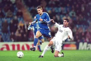 Shevchenko, quando o Dynamo eliminou o Real nos 'quartos' da Champions (1999)