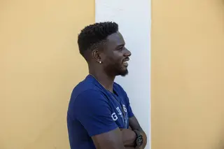 Abel Camará na semana em que foi entrevistado