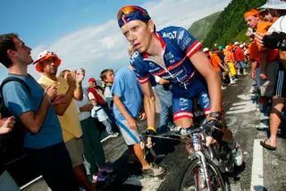José Azevedo, durante uma etapa do Tour 2004