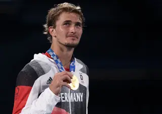 Zverev com o ouro olímpico em Tóquio
