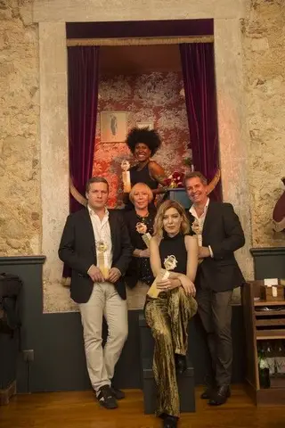 Marco Galinha, Mariama Barbosa, Eduarda Abbondanza, Raquel Strada e Paulo Ribeiro