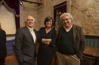 Tozé Brito, Júlia Pinheiro e Jorge Leitão Ramos