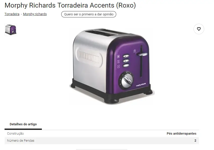 Torradeira Fnac