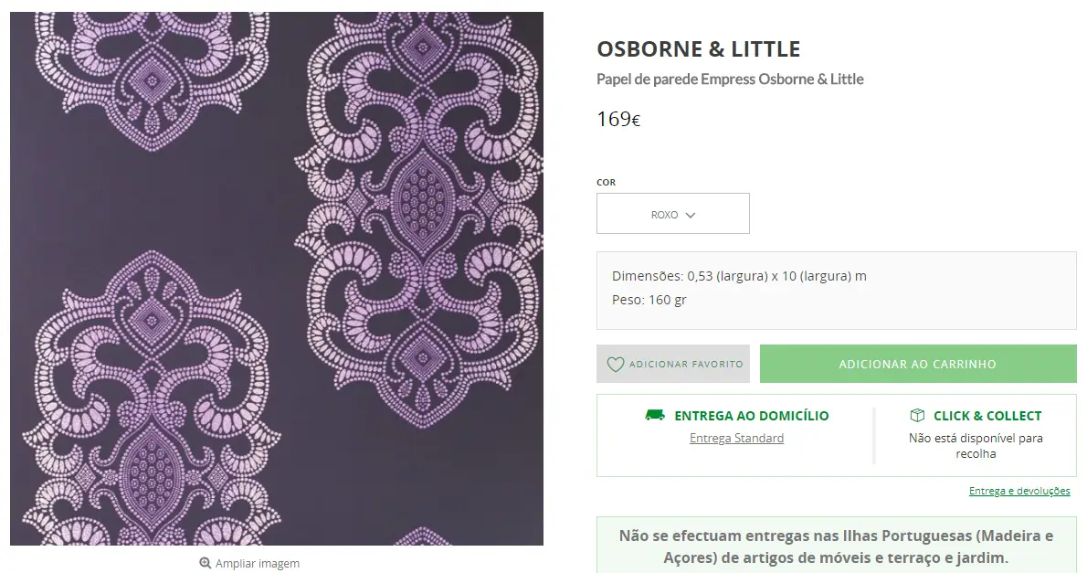 Papel de parede El Corte Inglés