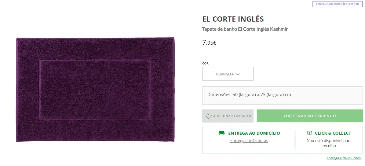 Tapete El Corte Inglés