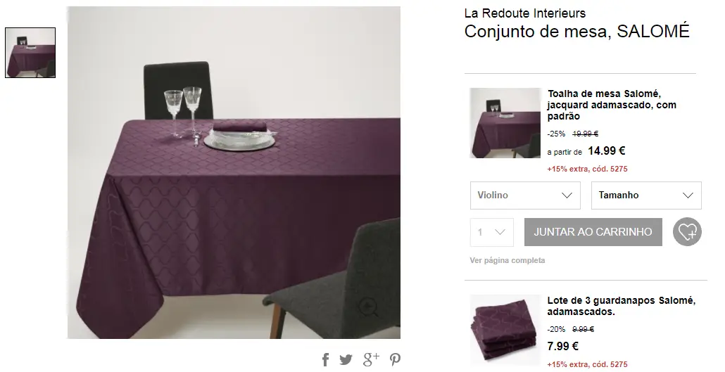 Toalha de mesa La Redoute