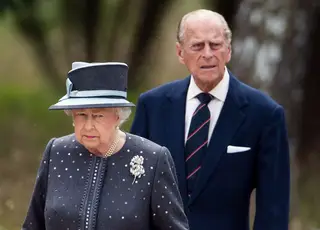 Isabel II com o marido, o príncipe Filipe