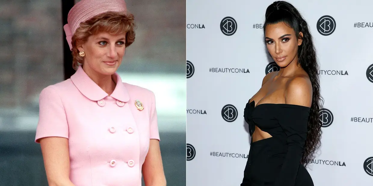Diana de Gales e Kim Kardashian
