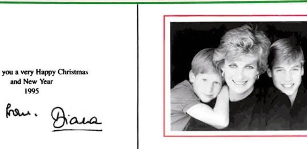 1995, postal de Diana