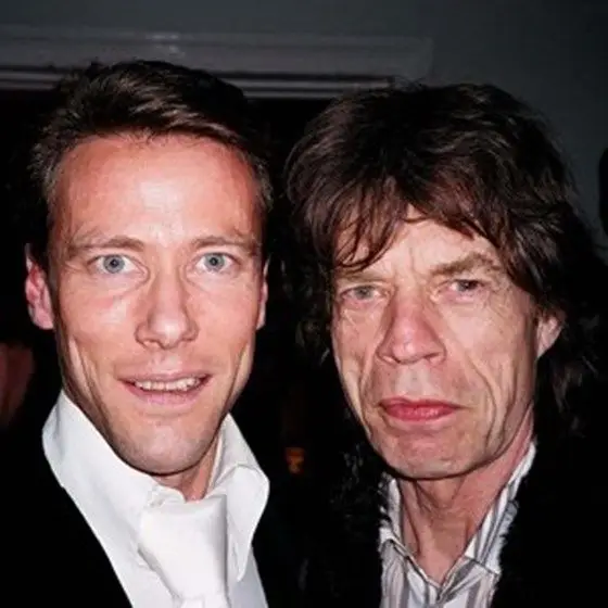 Edward Davenport e Mick Jagger