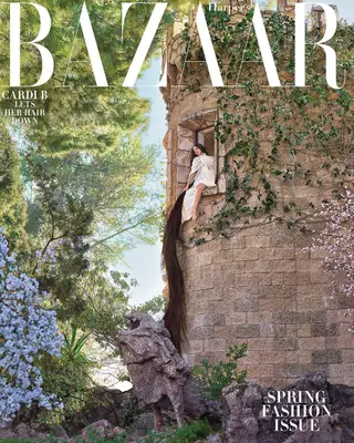 Cardi B na capa da revista 'Harper's Bazaar'