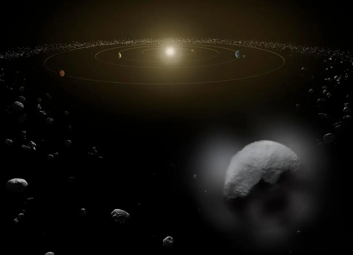 O planeta-anão Ceres. (Janeiro de 2014)