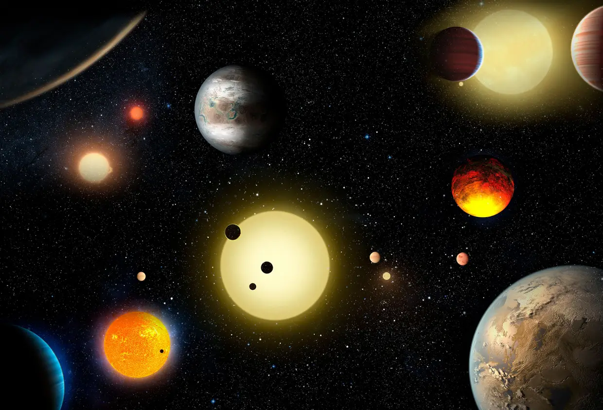 As descobertas feitas através do telescópio espacial Kepler.
