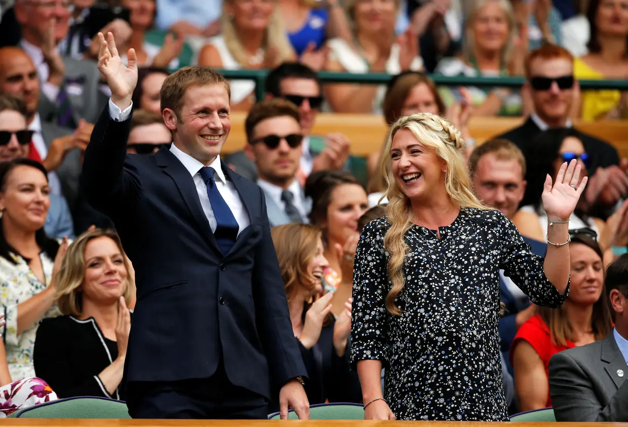 O casal de ciclistas Jason e Laura Kenny
