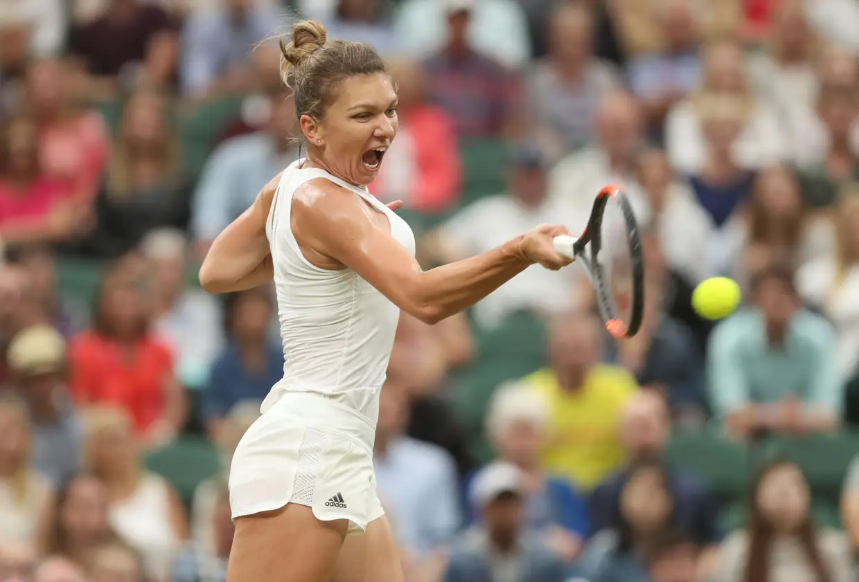 Simona Halep nos quartos de final.